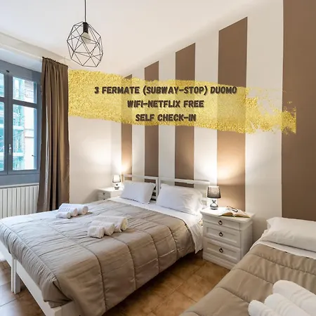 Elegant Near Metro Porta Romana,3 Fermate Subway-stop A Duomo, Wifi-netflix Free Appartement Milan
